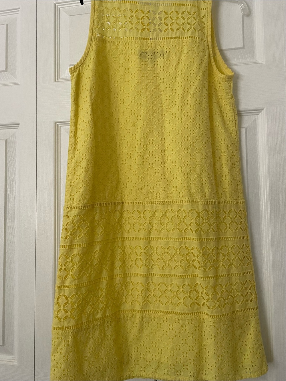 LOFT yellow eyelet dress - Picture 5 of 9